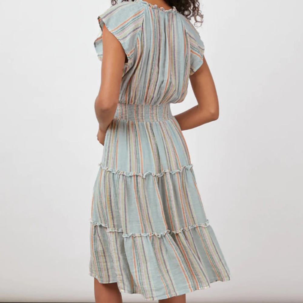 Rails Amelia Sag Harbour Stripe Midi Dress S - Picture 3 of 15